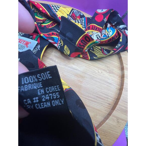 Mickey Inc. Endurance Racing Mens Silk Tie Disney Mickey Mouse Driving Car - Picture 5 of 5